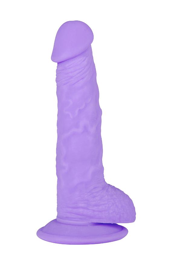 Виолетово силиконско дилдо