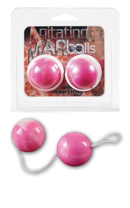 Бело-розеви вагинални топчиња