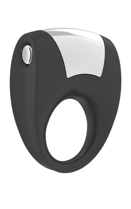 Црн прстен со вибрации OVO